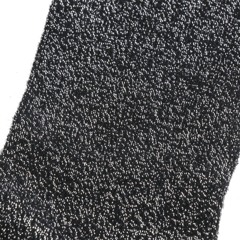 Ehdching Children Black Cotton Sparkly Baby Girls Sparkly Glitter Pantyhose stockings Tights for Baby Girls Kids (Black, 1-3T) - Image 5